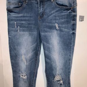 Worn once jeans. 7/8. NWOT